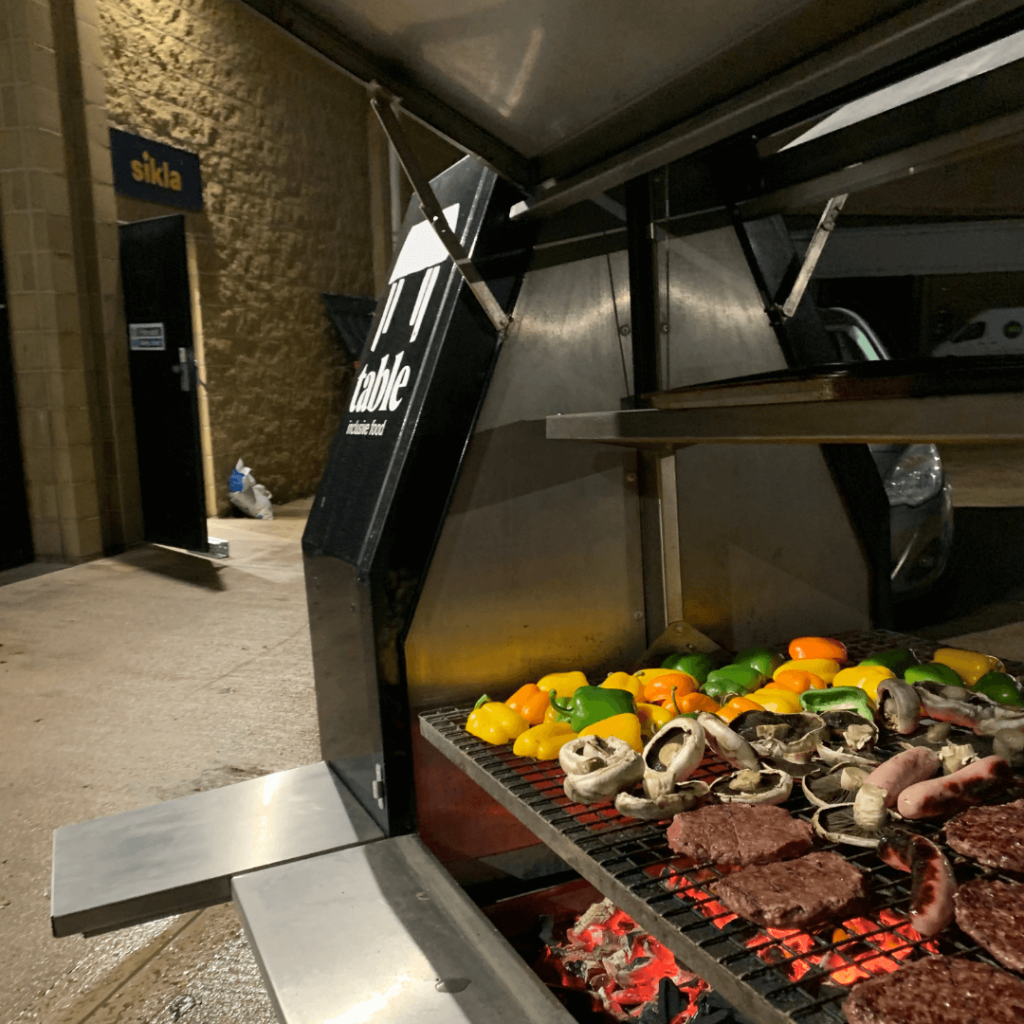 Charcoal BBQ Catering Table Event Catering In Northern Ireland