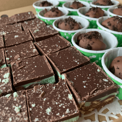 Mint Aero and Oreo Truffles Table Food Deliveries Belfast Northern Ireland