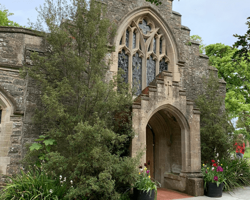 Old Court Wedding Chapel - 4 Outside Catering BBQ Table-min