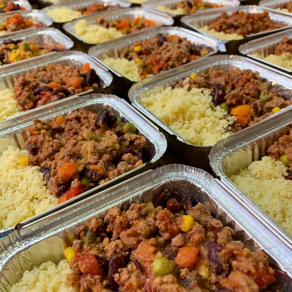 Community Meals Feeding South Belfast One Dish At A Time Table Outside Catering Buffets