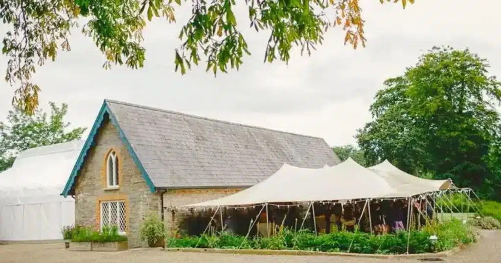 Wedding venue The Old Court Strangford Table BBQ Catering